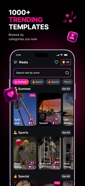 ReelVids: Video & Reels Editor screenshot 3