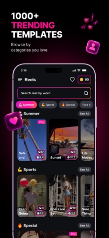 ReelVids: Video & Reels Editor screenshot