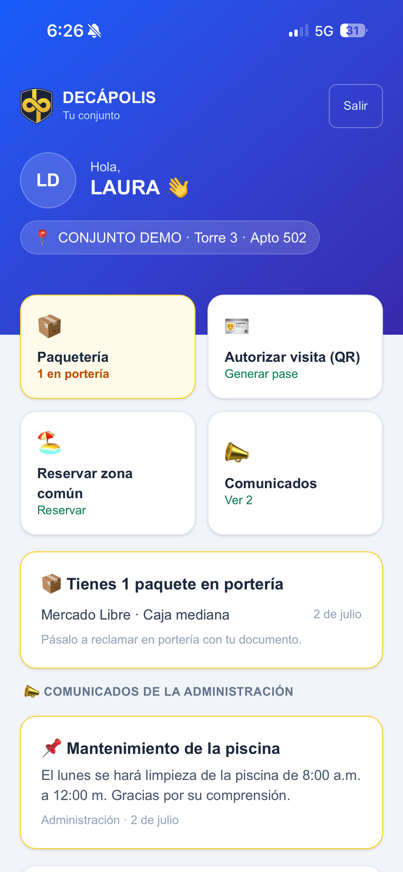 Seguridad Decapolis screenshot 4