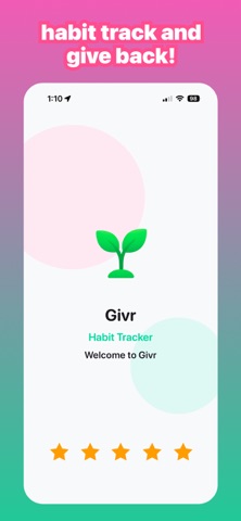 Givr: Habit Tracker screenshot