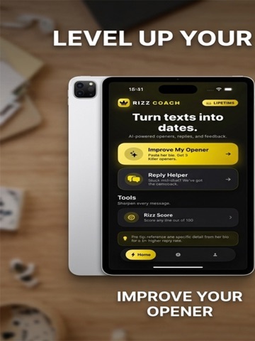 Wingman AI : Dating Tips iPad screenshot