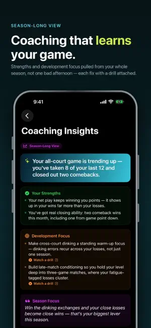 Pickleball Tracker: AI Coach screenshot 4