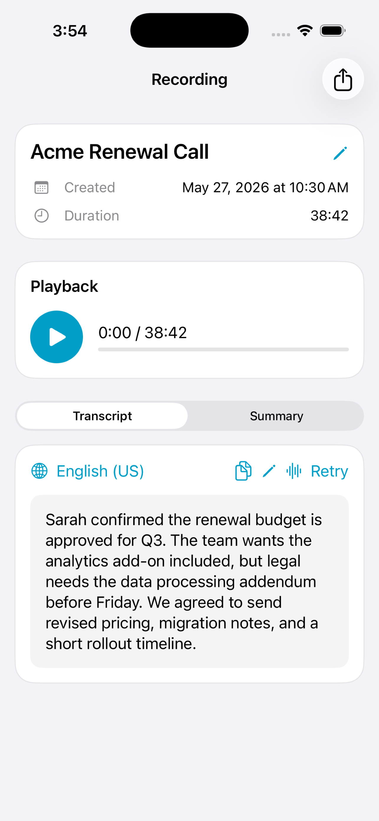 TalkBrief screenshot 3