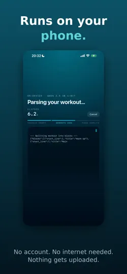 Screenshot von Swim Structured auf dem iPhone 2