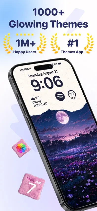 iGlam: 4K Themes, Wallpapers screenshot 1