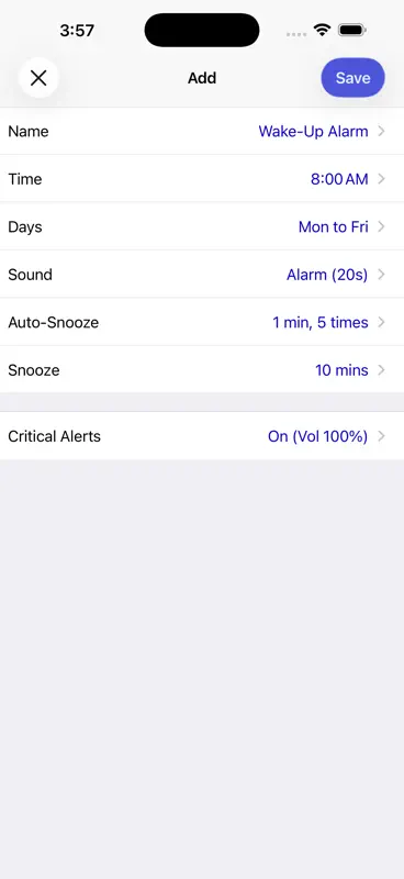 Aida Wake-Up Alarm screenshot 3 of 6