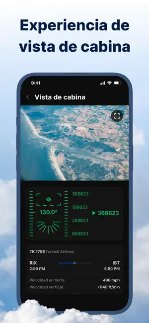 FlightSky: Rastreo de Vuelos iPhone screenshot 3