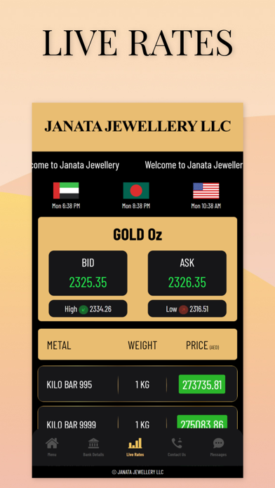 Janata Jewellery LLC Screenshot
