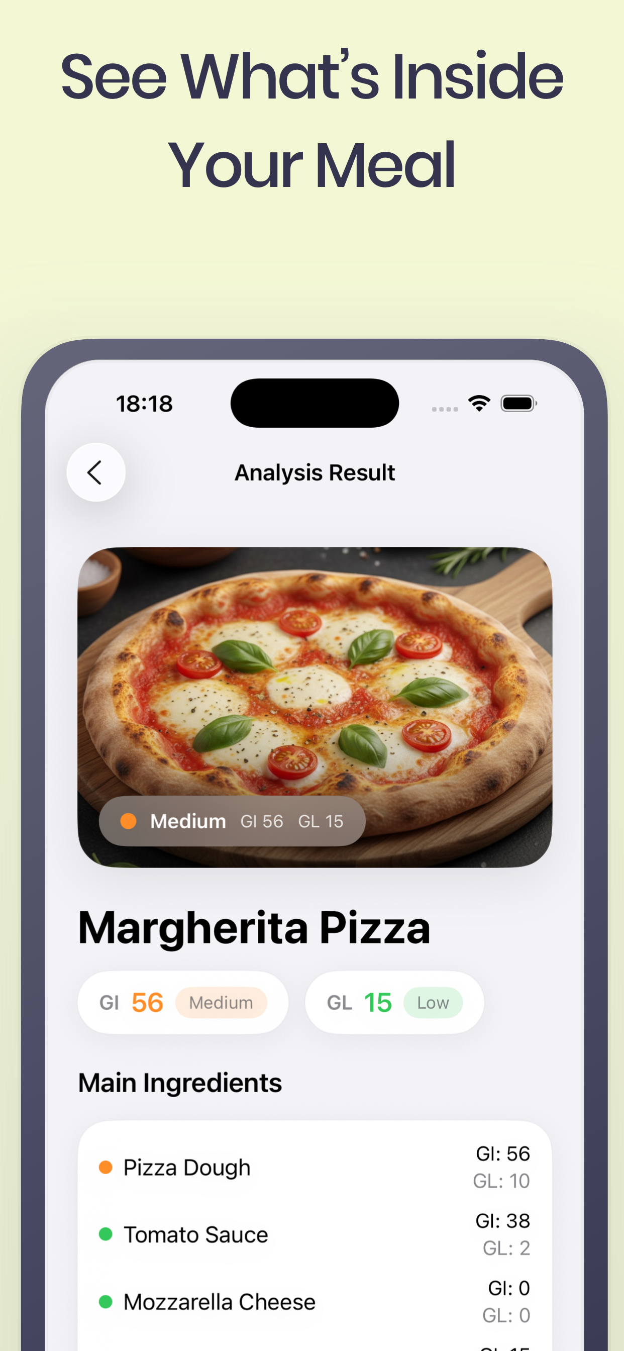 Glycemic AI Food Analyzer