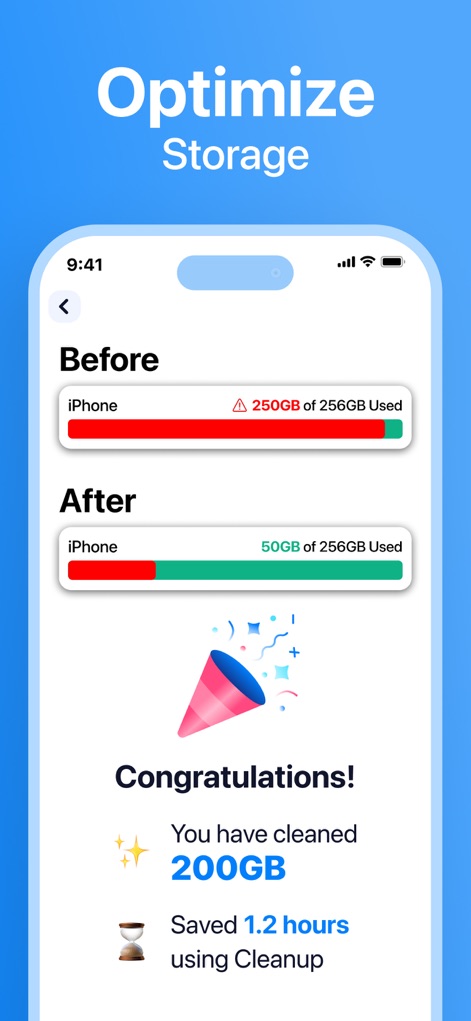 Cleanup: Phone Storage Cleaner - Instant Storage Optimization