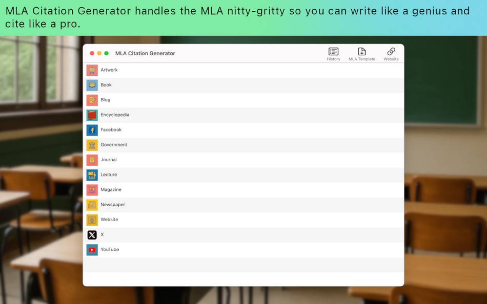#5. MLA Citation Generator (macOS) 由: Jonathan Gillman