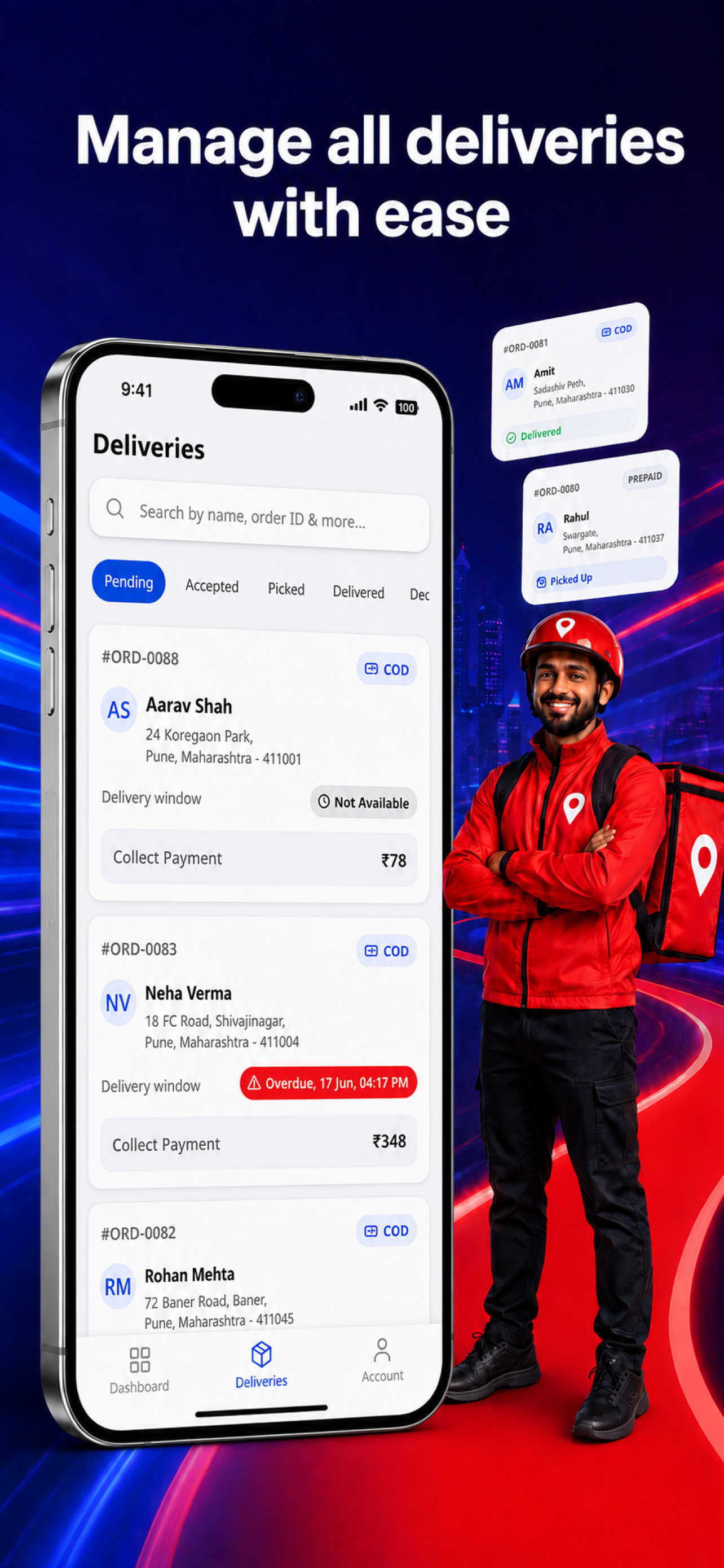 Delivery Partner App screenshot 2