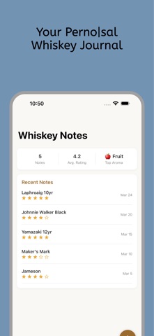 Whiskey Note Screenshot 1 of 7