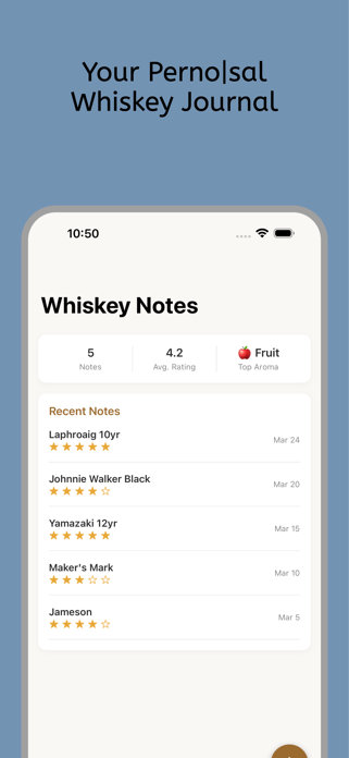Whiskey Note Screenshot 1 of 7