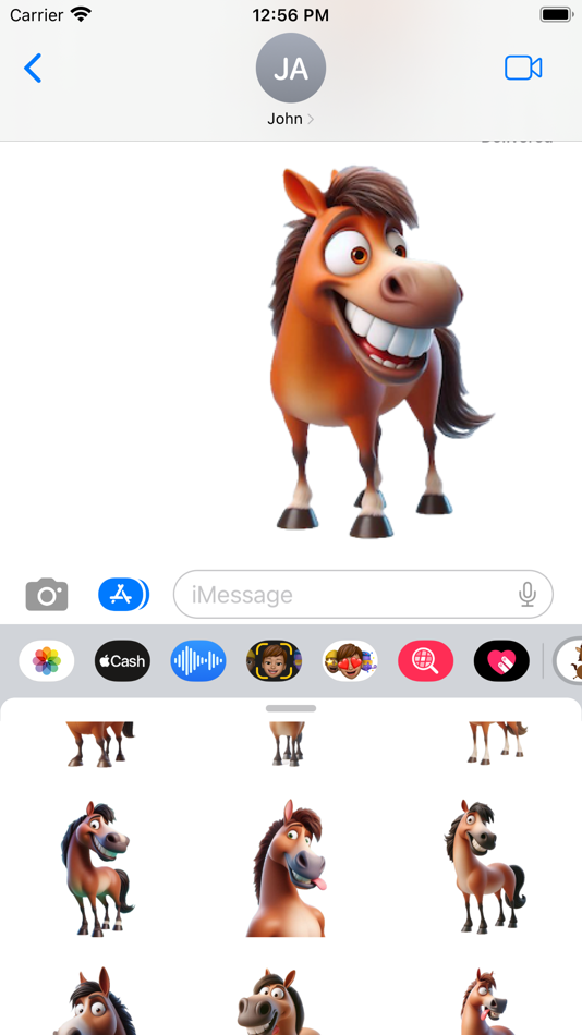 #5. Goofy Horse Stickers (iOS) 由: Paul Scott