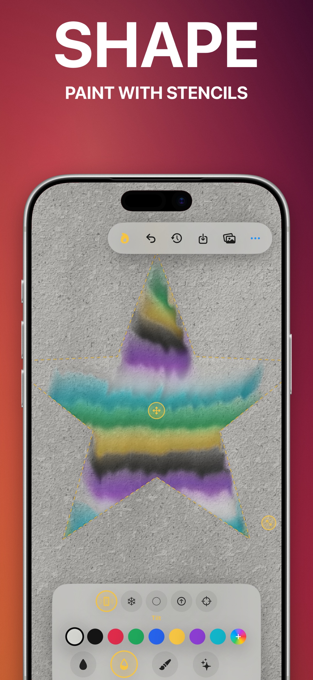 Screenshot 4 of Gravity Paint: Tilt to Paint