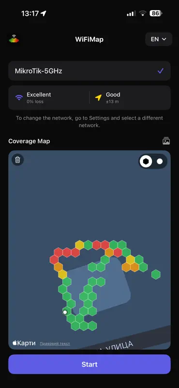 WiFiMap screenshot 1 of 2