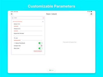 Pingman - A Ping Tool iPad screenshot