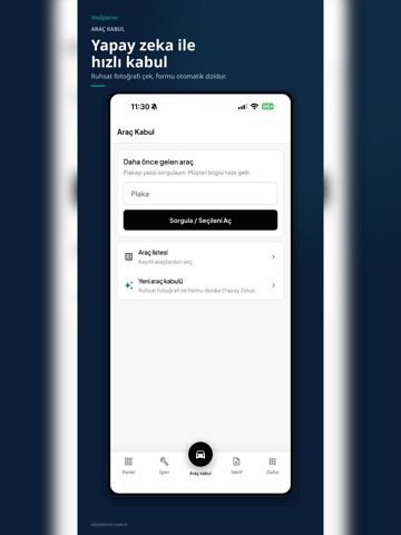 Otoİşlerim Oto Servis Yazılımı iPad screenshot