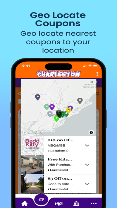 Charleston Coupons iPhone screenshot 5 - Travel app
