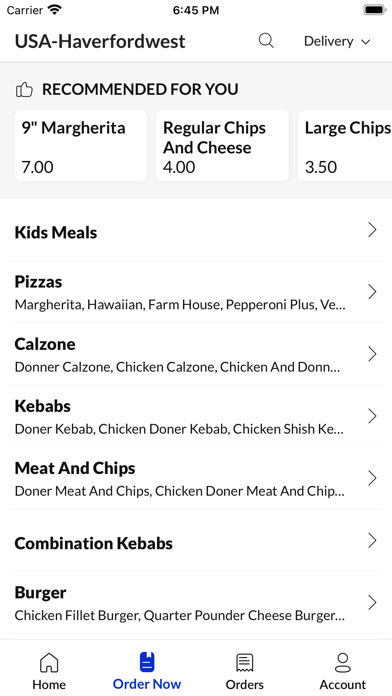 Screenshot 3 of USA Fried Chicken & Kebabs App