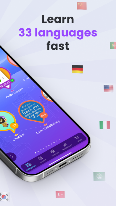 Learn 33 Languages with Mondly Screenshot