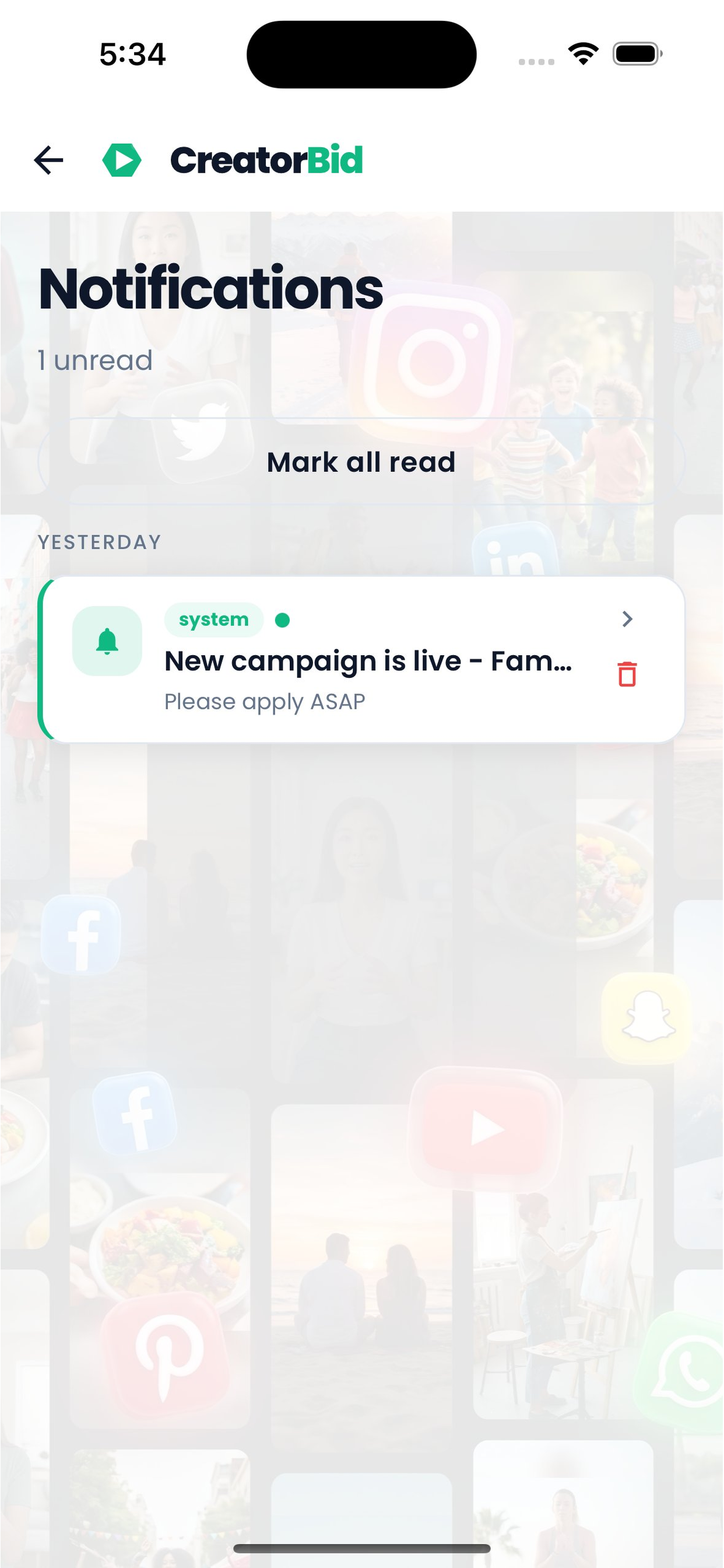 CreatorBid: Influencer Deals screenshot 5