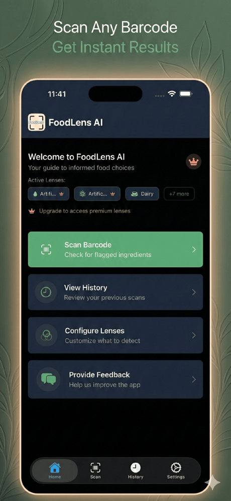 FoodLens AI screenshot 2