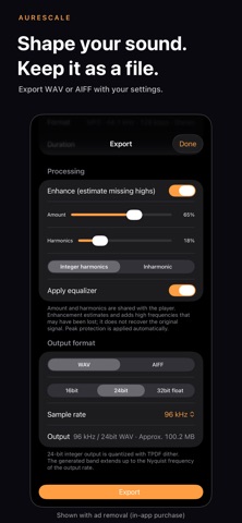 Aurescale: Music Player & EQ Screenshot 3 of 6