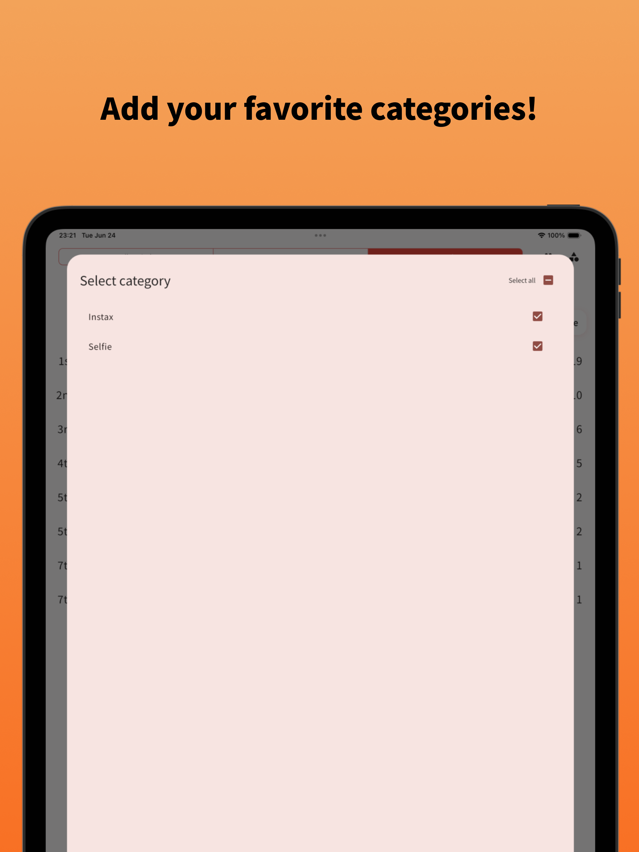 Chekiroku - Fave Counter & Log
