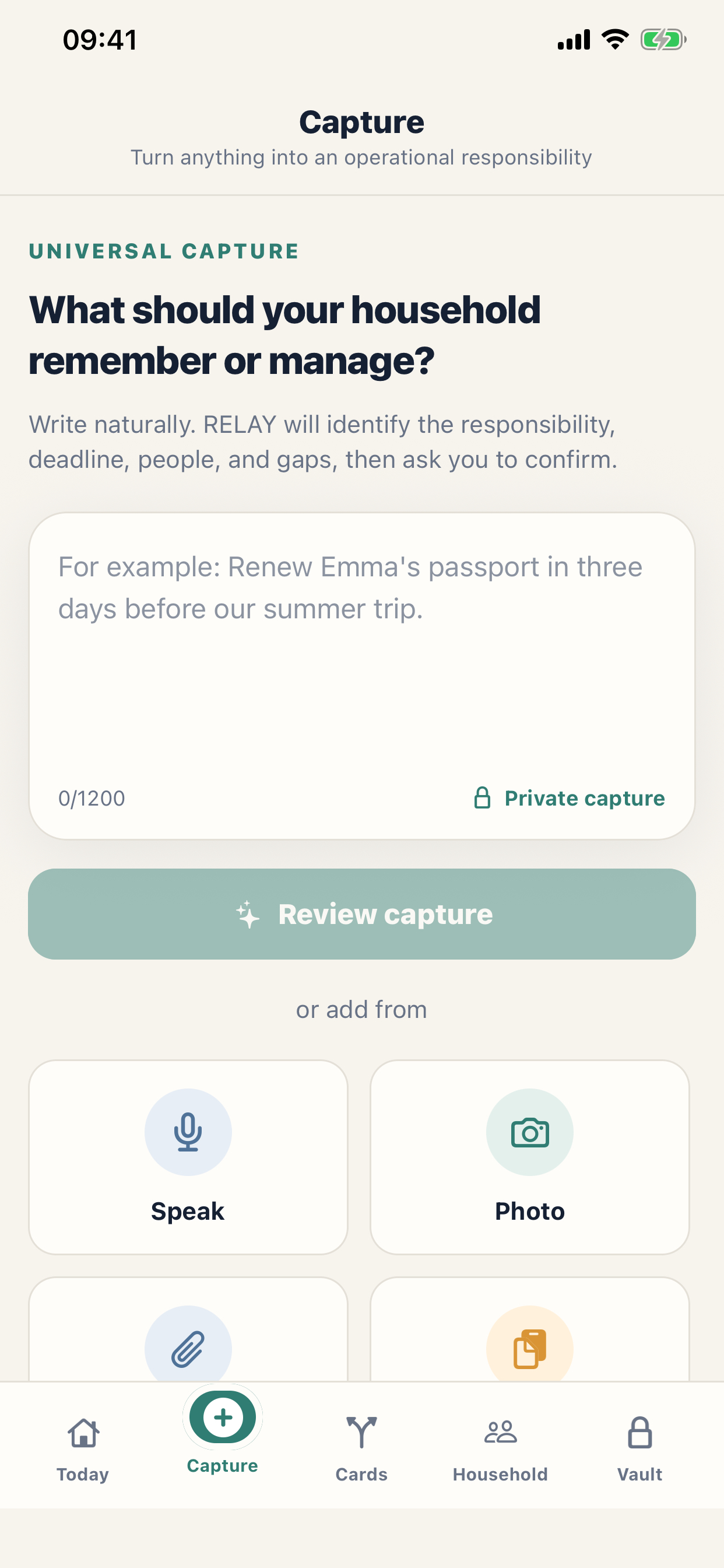 RELAY Household Continuity screenshot 3