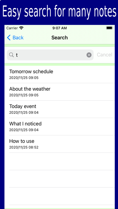AI Note before forgetting Screenshot