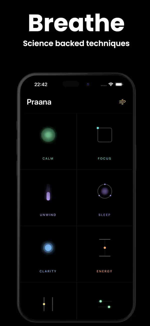 Screenshot #1 pour Praana - Respiration