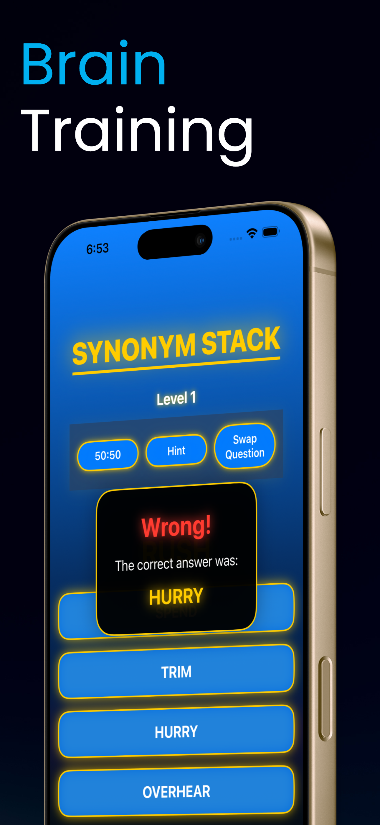 Synonym Stack: Word Match Game screenshot 4