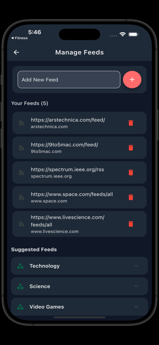 Bubble: News Reader Screenshot 3 of 3