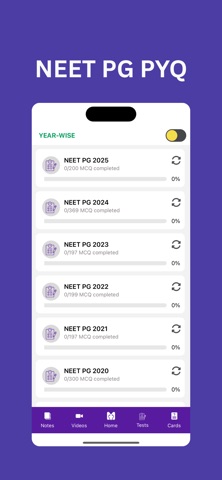 MedicoApps NEET PG/INICET/FMGE iPhone screenshot