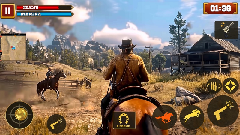 Juego de vaquero occidental screenshot 1