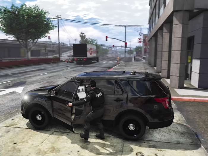 City Police Simulator Cop Car