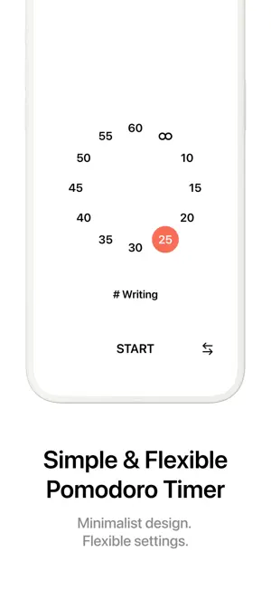 Flow Clock - Neat Pomodoro screenshot 1