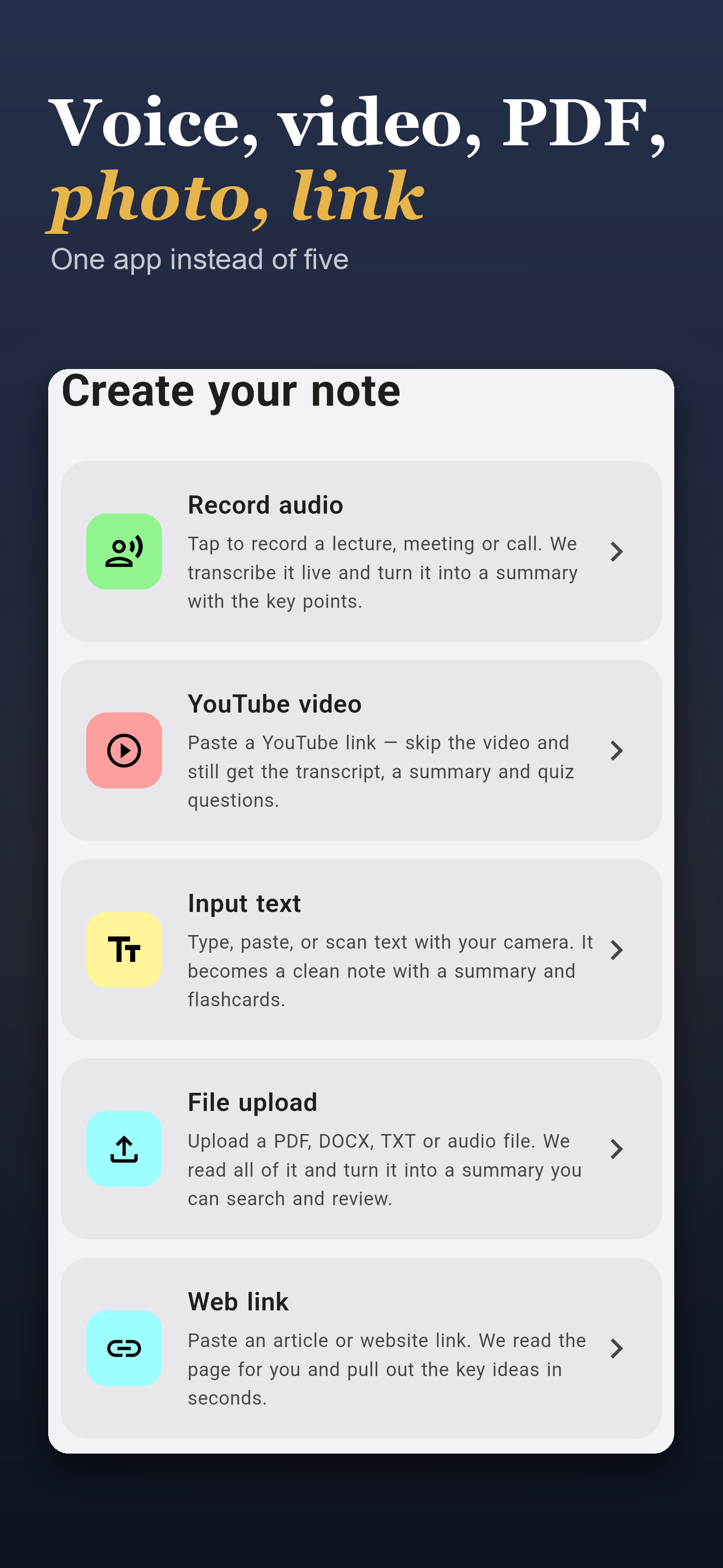 Swift Note: AI Note Taker screenshot 3