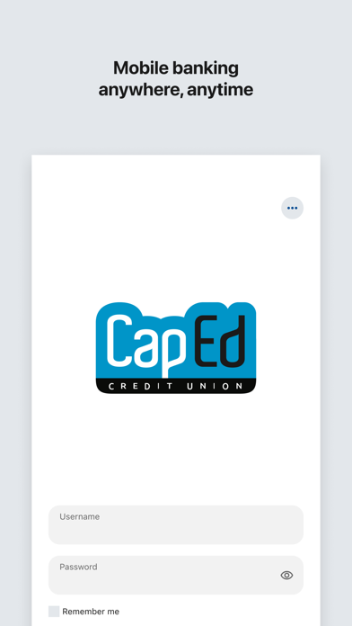 CapEd Mobile Banking Screenshot 1 - AppWisp.com