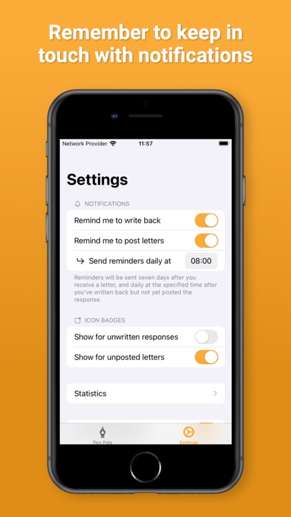 Pendulum - Pen Pal Tracker screenshot-3