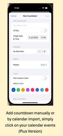 Countdown Pro + screenshot