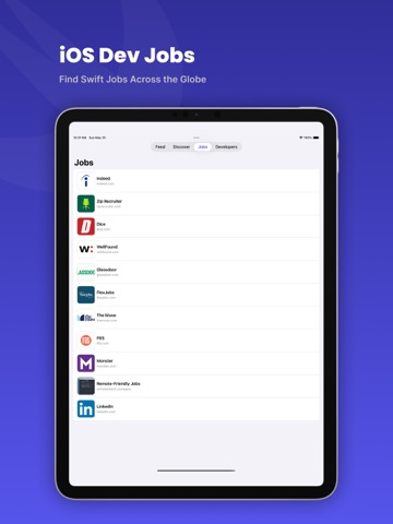 SwiftHub: Learn, Build & Hire iPad screenshot
