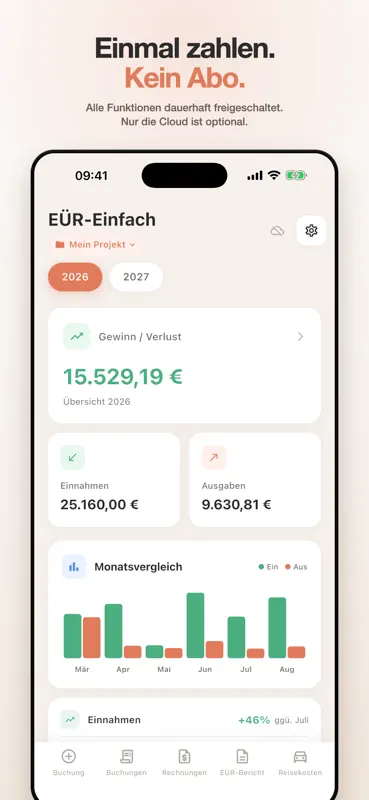 EÜR & EAR Einfach Buchhaltung screenshot 1 of 8