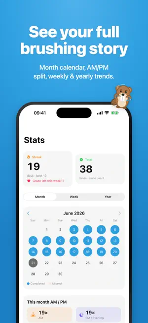 Toothbrush Timer: BrushBeaver screenshot 2
