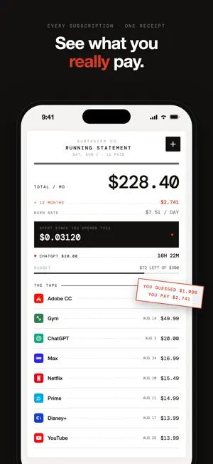 SubTrackr Subscription Manager screenshot 2
