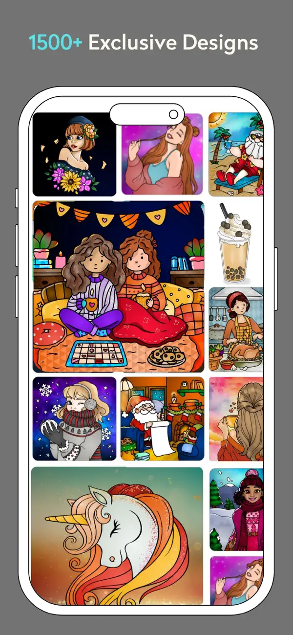 #3. Adult Coloring Book: Chroma (iOS) Av: Sprite Labs