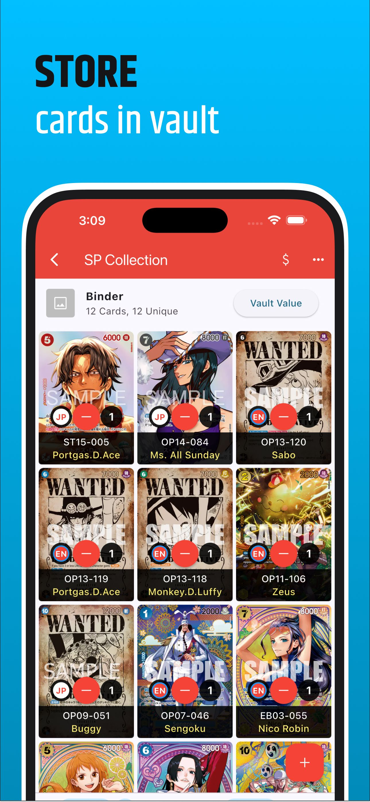 OP TCG Dex: Card Scanner