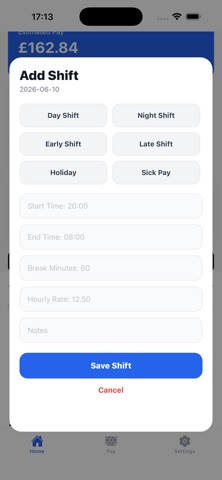MeRota Planner screenshot